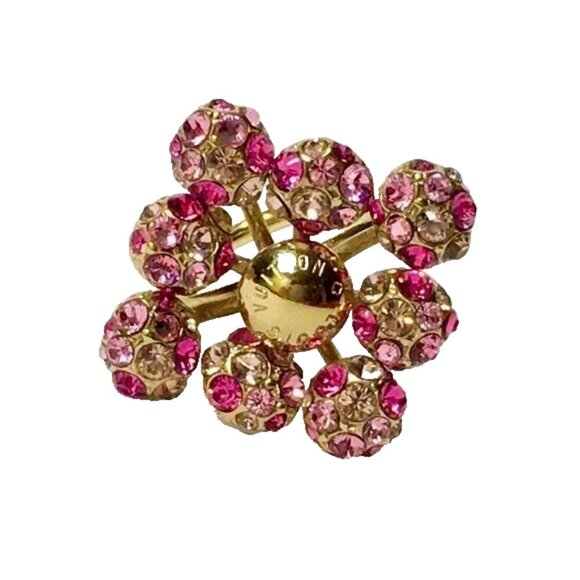 Louis Vuitton Mille et Nuit Crystal Flower Ring - Picture 1 of 7